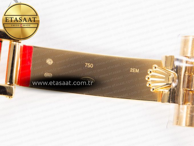 DayDate 40mm 228238 EWF 1:1 Flt YG Black Dial Diamond Markers A2836 - Görsel 34