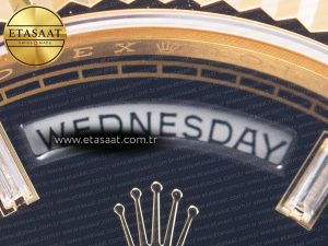 DayDate 40mm 228238 EWF 1:1 Flt YG Black Dial Diamond Markers A2836 - Görsel 9
