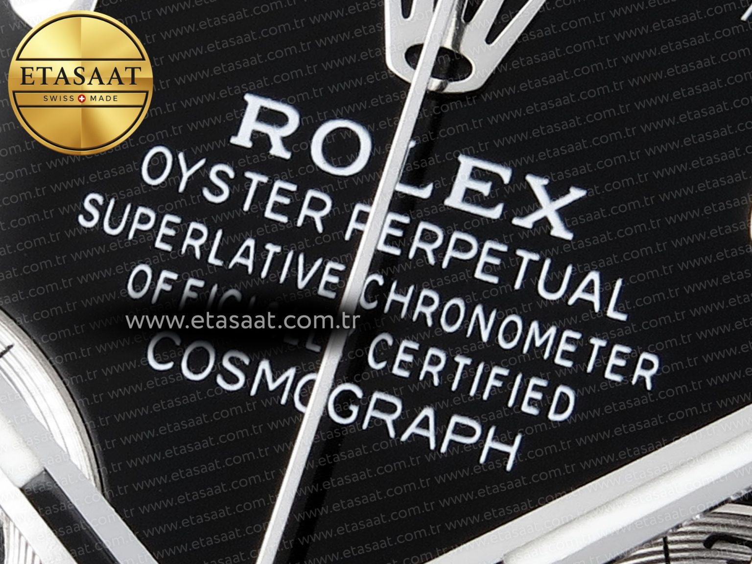 Rolex DAYTONA 116500 N BLACK DIAL ON SS SH4130 - Görsel 10