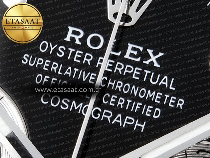 DAYTONA 116500 APSF 1:1 BEST EDITION BLACK DIAL ON SS BRACELET SH4130 - Görsel 10