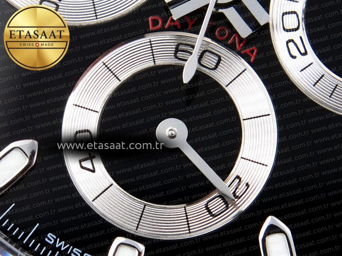 DAYTONA 116500 APSF 1:1 BEST EDITION BLACK DIAL ON SS BRACELET SH4130 - Görsel 12