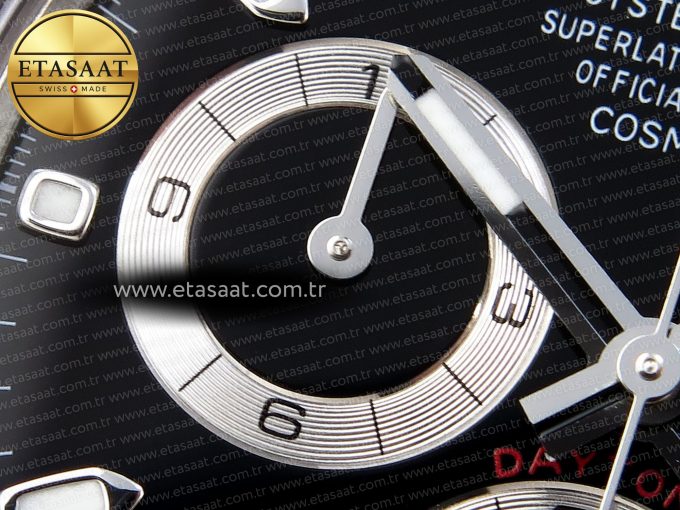 DAYTONA 116500 APSF 1:1 BEST EDITION BLACK DIAL ON SS BRACELET SH4130 - Görsel 13