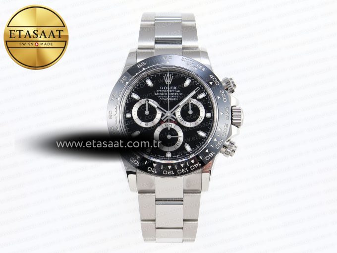 DAYTONA 116500 APSF 1:1 BEST EDITION BLACK DIAL ON SS BRACELET SH4130 - Görsel 3