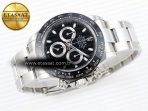 Rolex DAYTONA 116500 N BLACK DIAL ON SS SH4130 - Görsel 7
