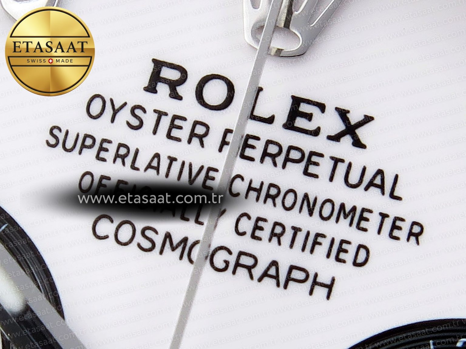 Rolex DAYTONA 116500 WHITE DIAL ON SS SH4130 - Görsel 10