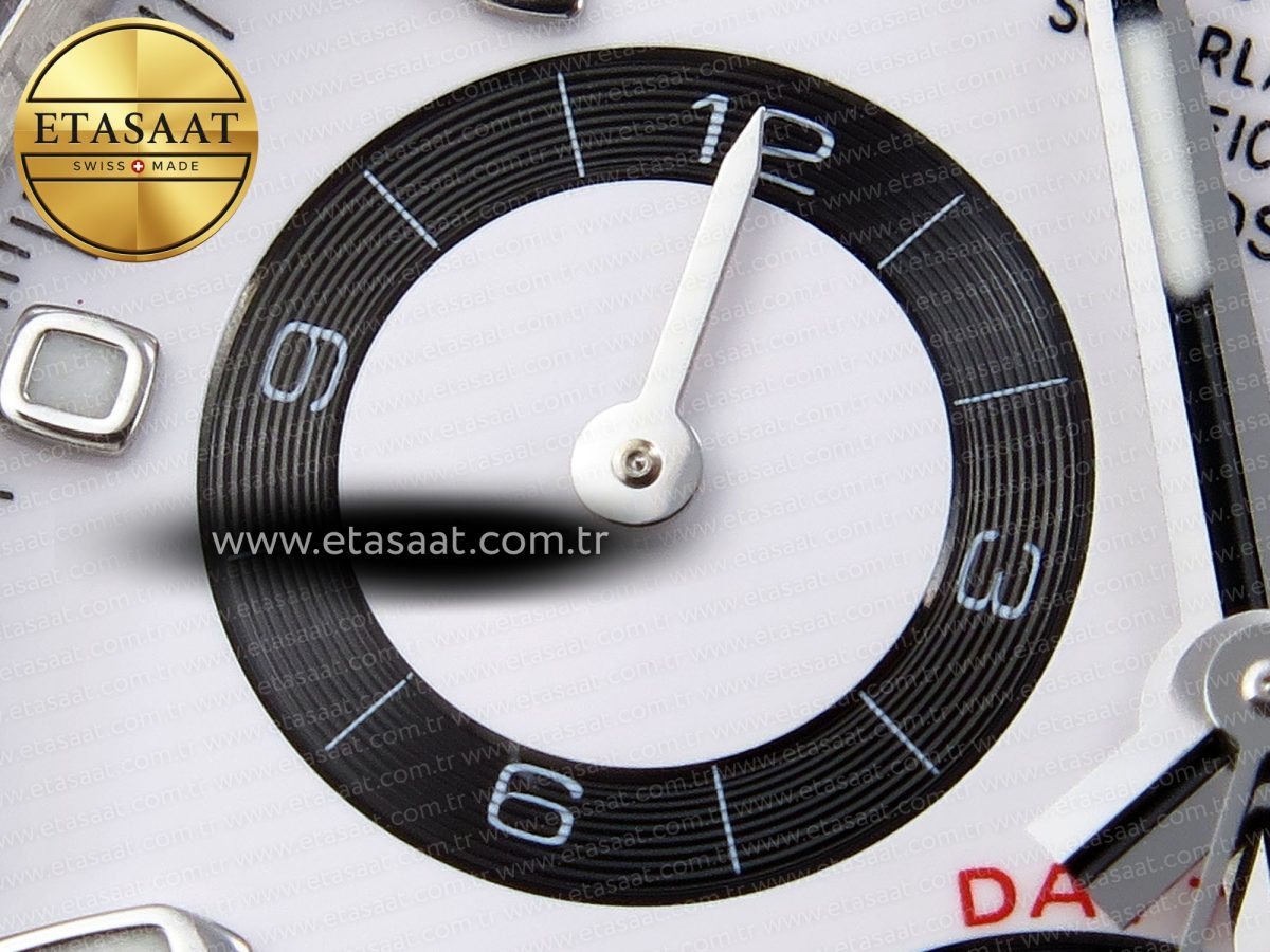 Rolex DAYTONA 116500 WHITE DIAL ON SS SH4130 - Görsel 11