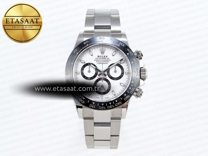 DAYTONA 116500 APSF 1:1 BEST EDITION WHITE DIAL ON SS BRACELET SH4130 - Görsel 3