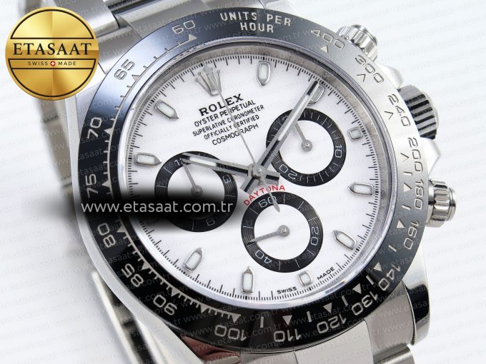 DAYTONA 116500 APSF 1:1 BEST EDITION WHITE DIAL ON SS BRACELET SH4130 - Görsel 5
