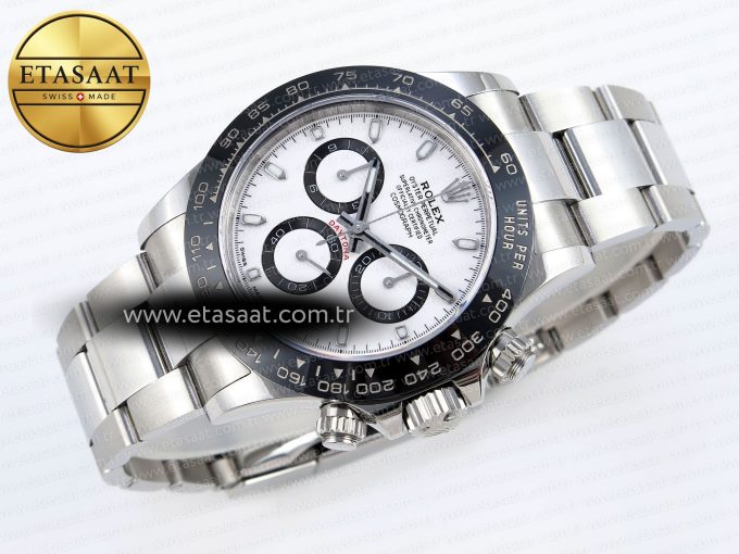 DAYTONA 116500 APSF 1:1 BEST EDITION WHITE DIAL ON SS BRACELET SH4130 - Görsel 6