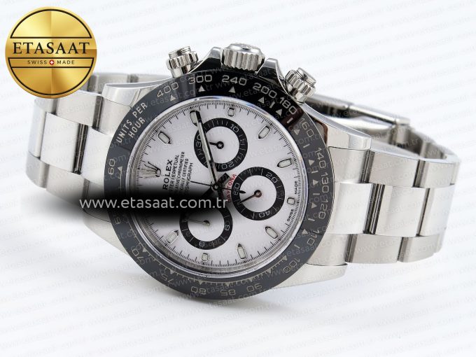 DAYTONA 116500 APSF 1:1 BEST EDITION WHITE DIAL ON SS BRACELET SH4130 - Görsel 7