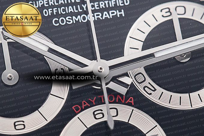 Daytona 116500 Clean 1:1 Best Edition 904L SS Case and Bracelet Black Dial SA4130 V2 - Görsel 10