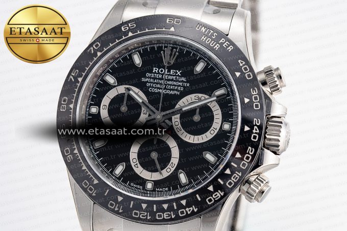 Daytona 116500 Clean 1:1 Best Edition 904L SS Case and Bracelet Black Dial SA4130 V2 - Görsel 6