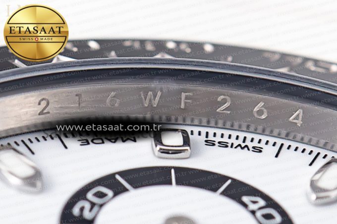 Daytona 116500 Clean 1:1 Best Edition 904L SS Case and Bracelet White Dial SA4130 V2 - Görsel 7