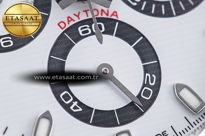 Daytona 116500 Panda Clean Factory 1:1 Best Edition 904L SS Case and Bracelet White Dial SA4130 - Görsel 13