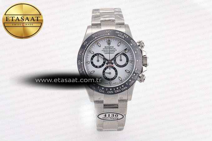 Daytona 116500 Panda Clean Factory 1:1 Best Edition 904L SS Case and Bracelet White Dial SA4130 - Görsel 3