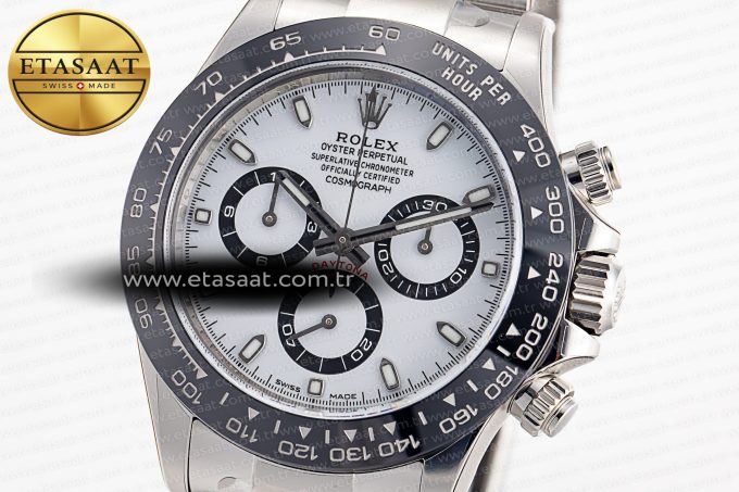 Daytona 116500 Panda Clean Factory 1:1 Best Edition 904L SS Case and Bracelet White Dial SA4130 - Görsel 5
