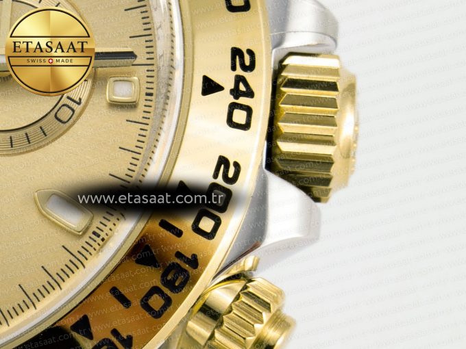 Daytona 116503 Clean 1:1 Best Edition YG Dial on SS/YG Bracelet SA4130 V2 - Görsel 10