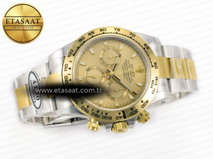 Daytona 116503 Clean 1:1 Best Edition YG Dial on SS/YG Bracelet SA4130 V2 - Görsel 13