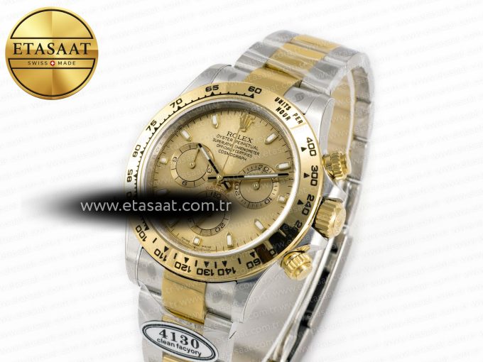 Daytona 116503 Clean 1:1 Best Edition YG Dial on SS/YG Bracelet SA4130 V2 - Görsel 2