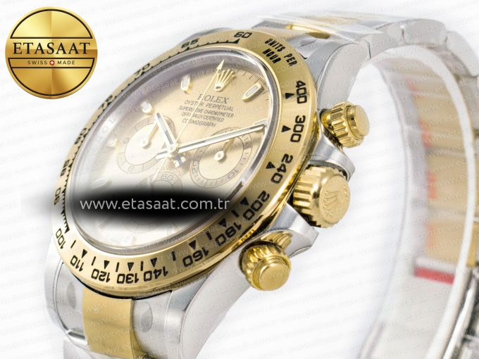 Daytona 116503 Clean 1:1 Best Edition YG Dial on SS/YG Bracelet SA4130 V2 - Görsel 7