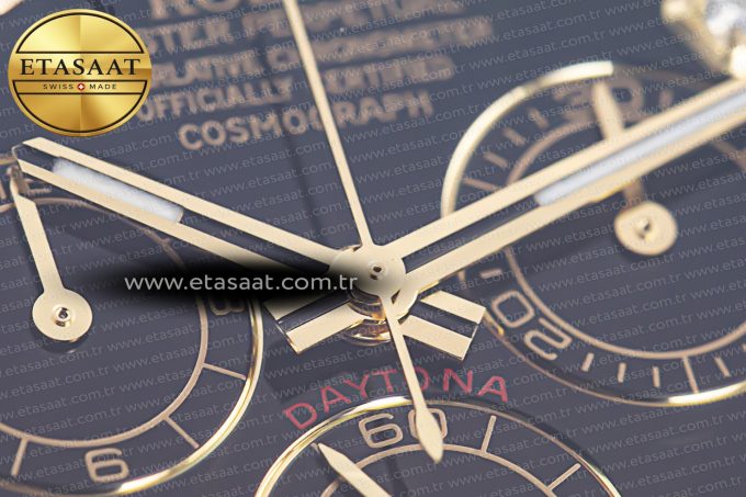 Daytona 116503 Clean Factory 1:1 Best Edition 904L Black Diamond Dial on SS/YG Bracelet SA4130 v2 - Görsel 10