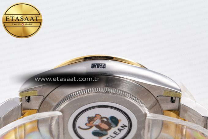 Daytona 116503 Clean Factory 1:1 Best Edition 904L Black Diamond Dial on SS/YG Bracelet SA4130 v2 - Görsel 15
