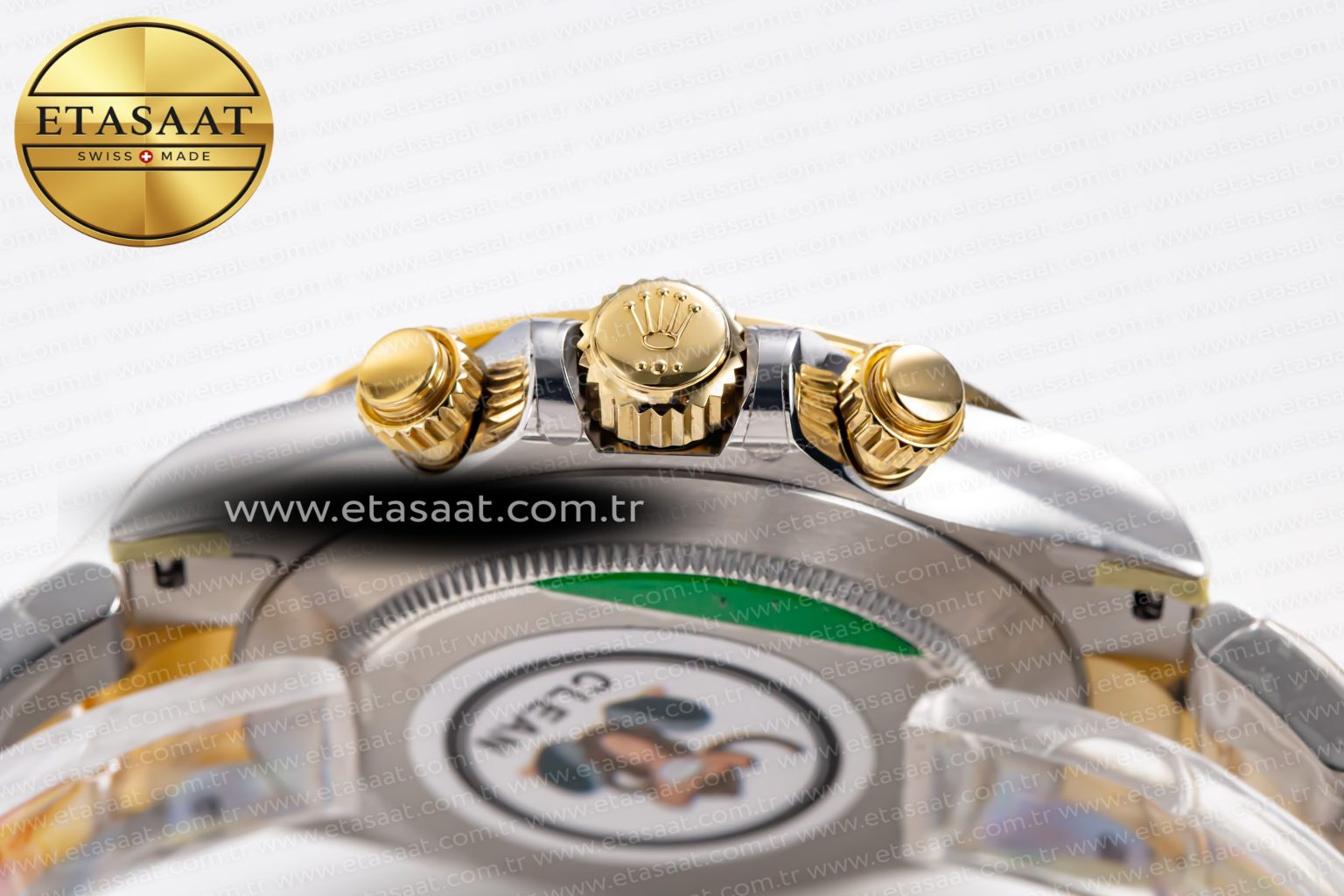 Daytona 116503 Clean Factory 1:1 Best Edition 904L Black Diamond Dial on SS/YG Bracelet SA4130 v2 - Görsel 16