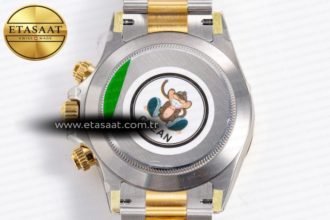 Daytona 116503 Clean Factory 1:1 Best Edition 904L Black Diamond Dial on SS/YG Bracelet SA4130 v2 - Görsel 17