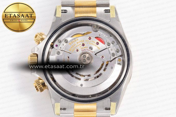 Daytona 116503 Clean Factory 1:1 Best Edition 904L Black Diamond Dial on SS/YG Bracelet SA4130 v2 - Görsel 20