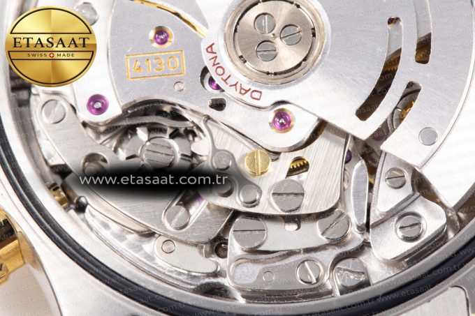 Daytona 116503 Clean Factory 1:1 Best Edition 904L Black Diamond Dial on SS/YG Bracelet SA4130 v2 - Görsel 23