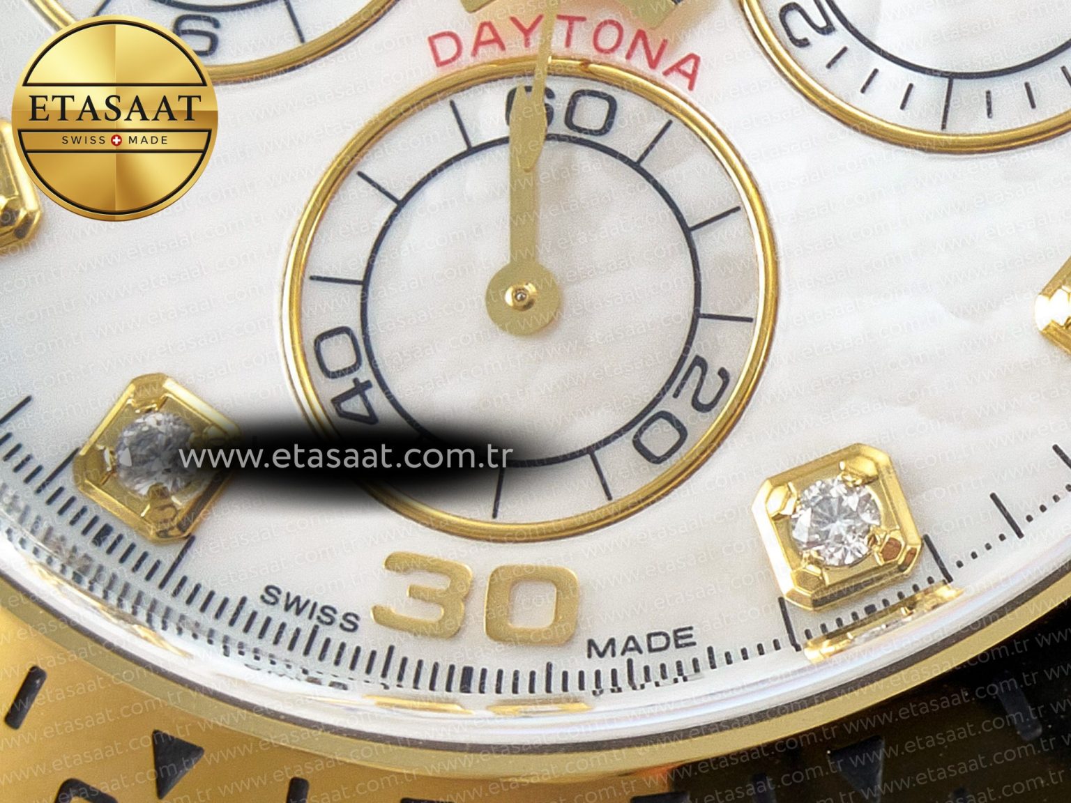 Daytona 116503 LN SS/YG Clean 1:1 Best Edition White Pearl Diamonds Dial on SS/YG Bracelet SA4130 - Görsel 10