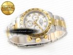Daytona 116503 LN SS/YG Clean 1:1 Best Edition White Pearl Diamonds Dial on SS/YG Bracelet SA4130 - Görsel 13