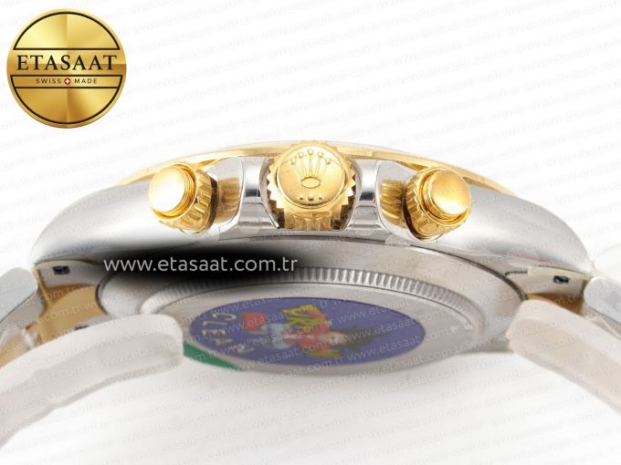 Daytona 116503 LN SS/YG Clean 1:1 Best Edition White Pearl Diamonds Dial on SS/YG Bracelet SA4130 - Görsel 15