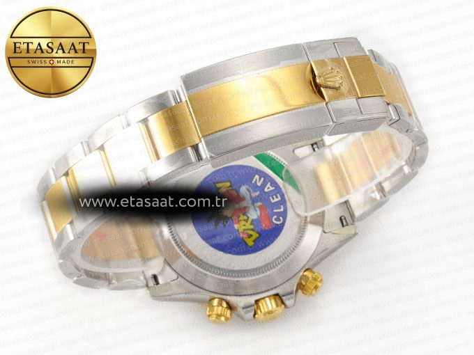 Daytona 116503 LN SS/YG Clean 1:1 Best Edition White Pearl Diamonds Dial on SS/YG Bracelet SA4130 - Görsel 17