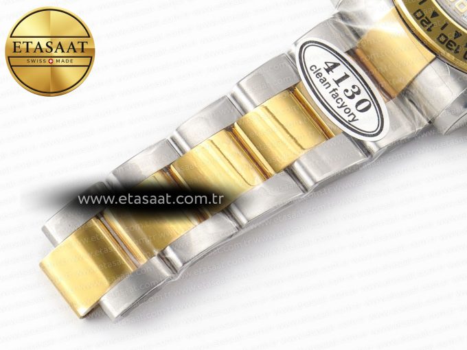 Daytona 116503 LN SS/YG Clean 1:1 Best Edition White Pearl Diamonds Dial on SS/YG Bracelet SA4130 - Görsel 26