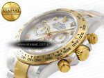 Daytona 116503 LN SS/YG Clean 1:1 Best Edition White Pearl Diamonds Dial on SS/YG Bracelet SA4130 - Görsel 7