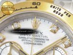 Daytona 116503 LN SS/YG Clean 1:1 Best Edition White Pearl Diamonds Dial on SS/YG Bracelet SA4130 - Görsel 8