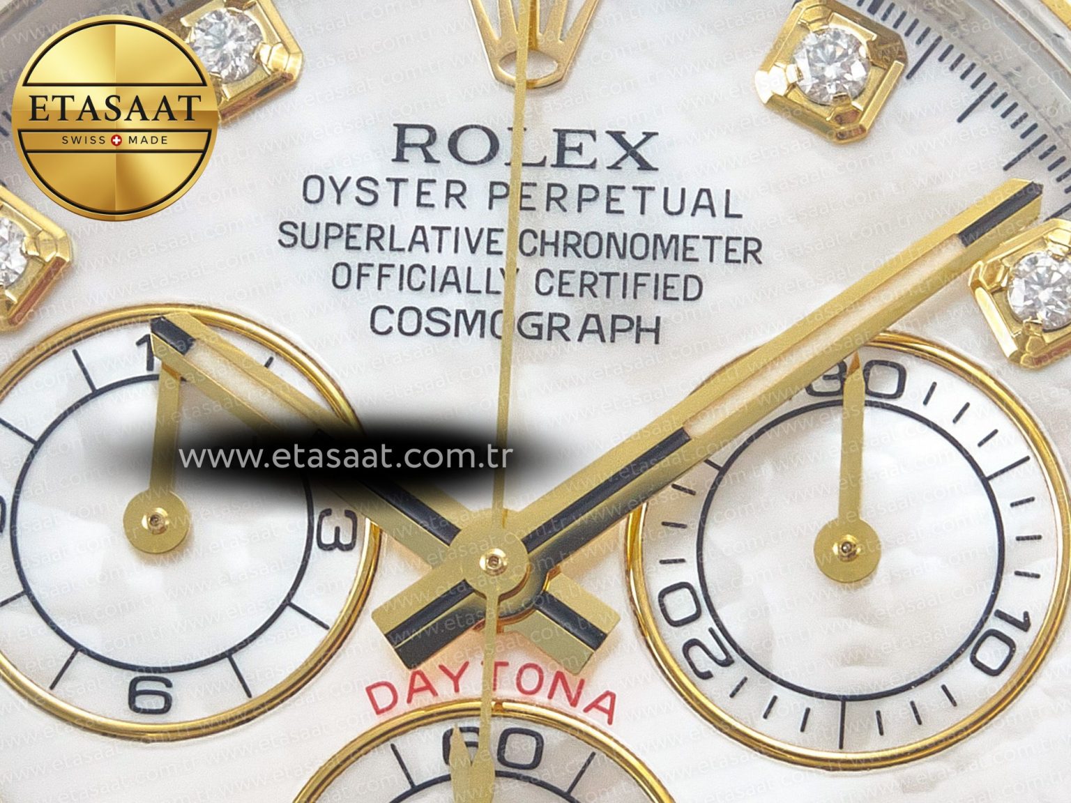 Daytona 116503 LN SS/YG Clean 1:1 Best Edition White Pearl Diamonds Dial on SS/YG Bracelet SA4130 - Görsel 9
