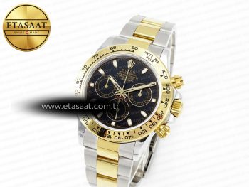 Daytona 116503 QF 1:1 Best Edition Black Dial on SS/YG Bracelet SH4130 V3 (Gain Weight)