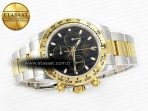 Daytona 116503 QF 1:1 Best Edition Black Dial on SS/YG Bracelet SH4130 V3 (Gain Weight) - Görsel 14