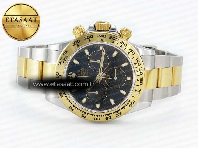 Daytona 116503 QF 1:1 Best Edition Black Dial on SS/YG Bracelet SH4130 V3 (Gain Weight) - Görsel 15