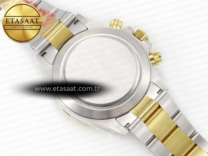Daytona 116503 QF 1:1 Best Edition Black Dial on SS/YG Bracelet SH4130 V3 (Gain Weight) - Görsel 19