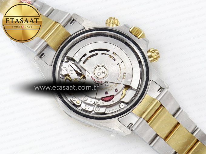 Daytona 116503 QF 1:1 Best Edition Black Dial on SS/YG Bracelet SH4130 V3 (Gain Weight) - Görsel 21