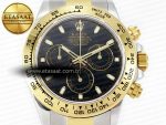 Daytona 116503 QF 1:1 Best Edition Black Dial on SS/YG Bracelet SH4130 V3 (Gain Weight) - Görsel 4