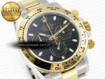 Daytona 116503 QF 1:1 Best Edition Black Dial on SS/YG Bracelet SH4130 V3 (Gain Weight) - Görsel 5