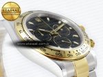 Daytona 116503 QF 1:1 Best Edition Black Dial on SS/YG Bracelet SH4130 V3 (Gain Weight) - Görsel 6