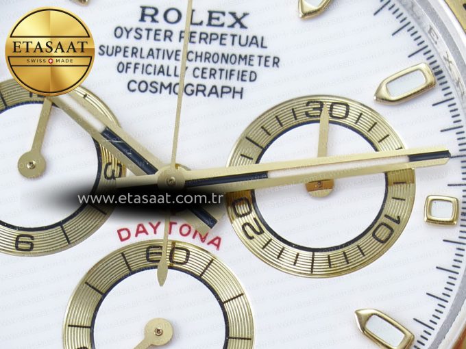 Daytona 116503 QF 1:1 Best Edition White Dial on SS/YG Bracelet SH4130 V3 (Gain Weight) - Görsel 11