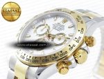 Daytona 116503 QF 1:1 Best Edition White Dial on SS/YG Bracelet SH4130 V3 (Gain Weight) - Görsel 7