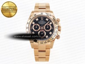 Rolex Daytona Black Diamonds Dial SA4130 V2 - Görsel 3