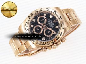 Rolex Daytona Black Diamonds Dial SA4130 V2 - Görsel 5